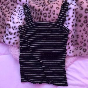 blank and white tank